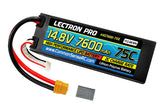 Common Sense RC (4S7600-75X) Lectron Pro 4S 14.8V 7600mAh 75C Hard Case LiPo Battery with XT60 Connector